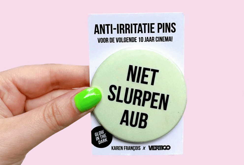 Cinema anti-irritatie pins