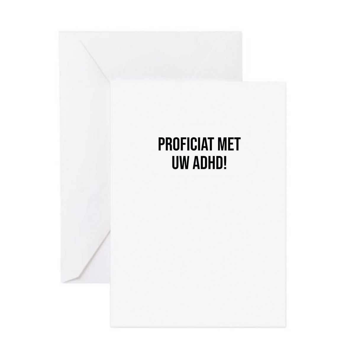 Wenskaart - Proficiat met uw ADHD