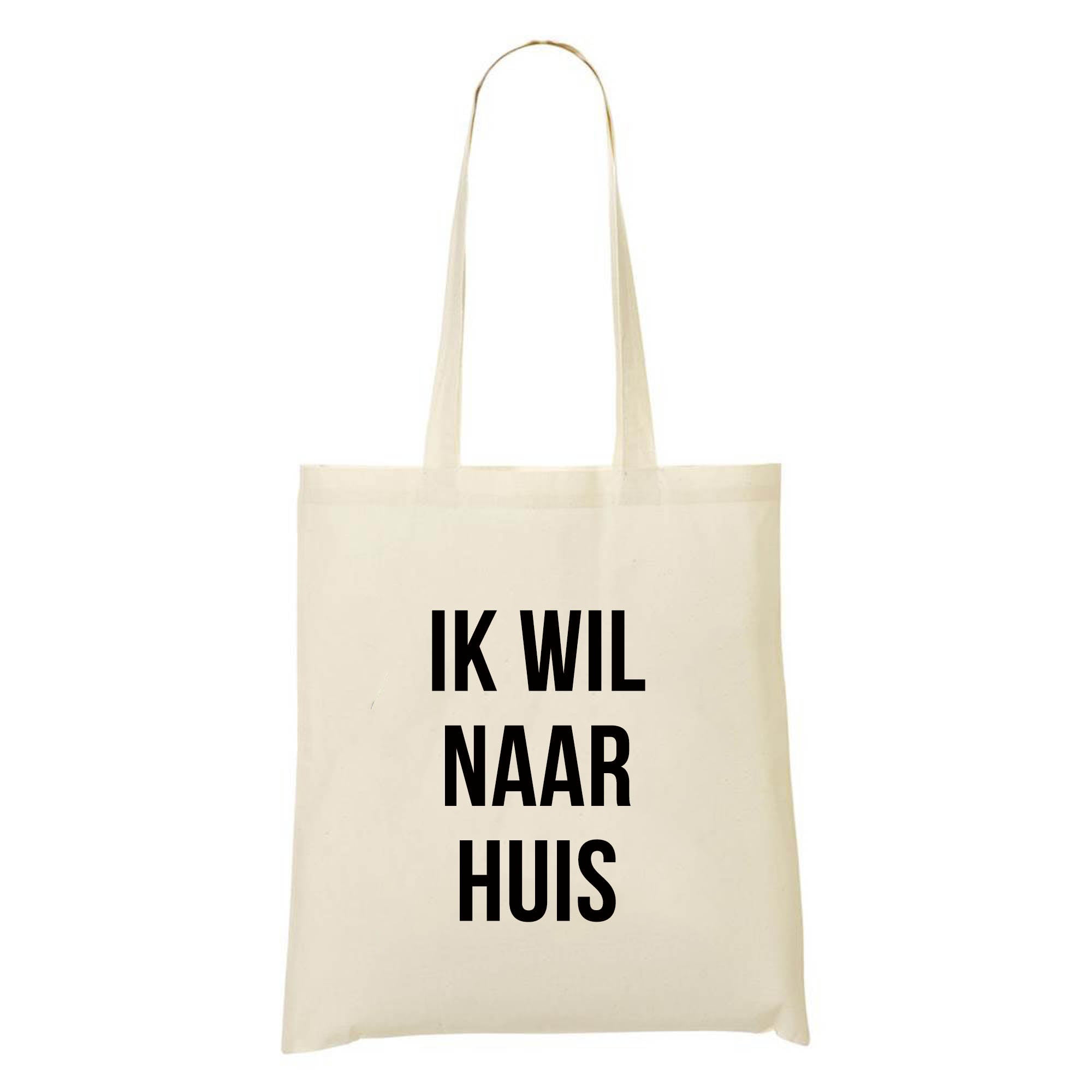 Tote - IK WIL NAAR HUIS - Wit