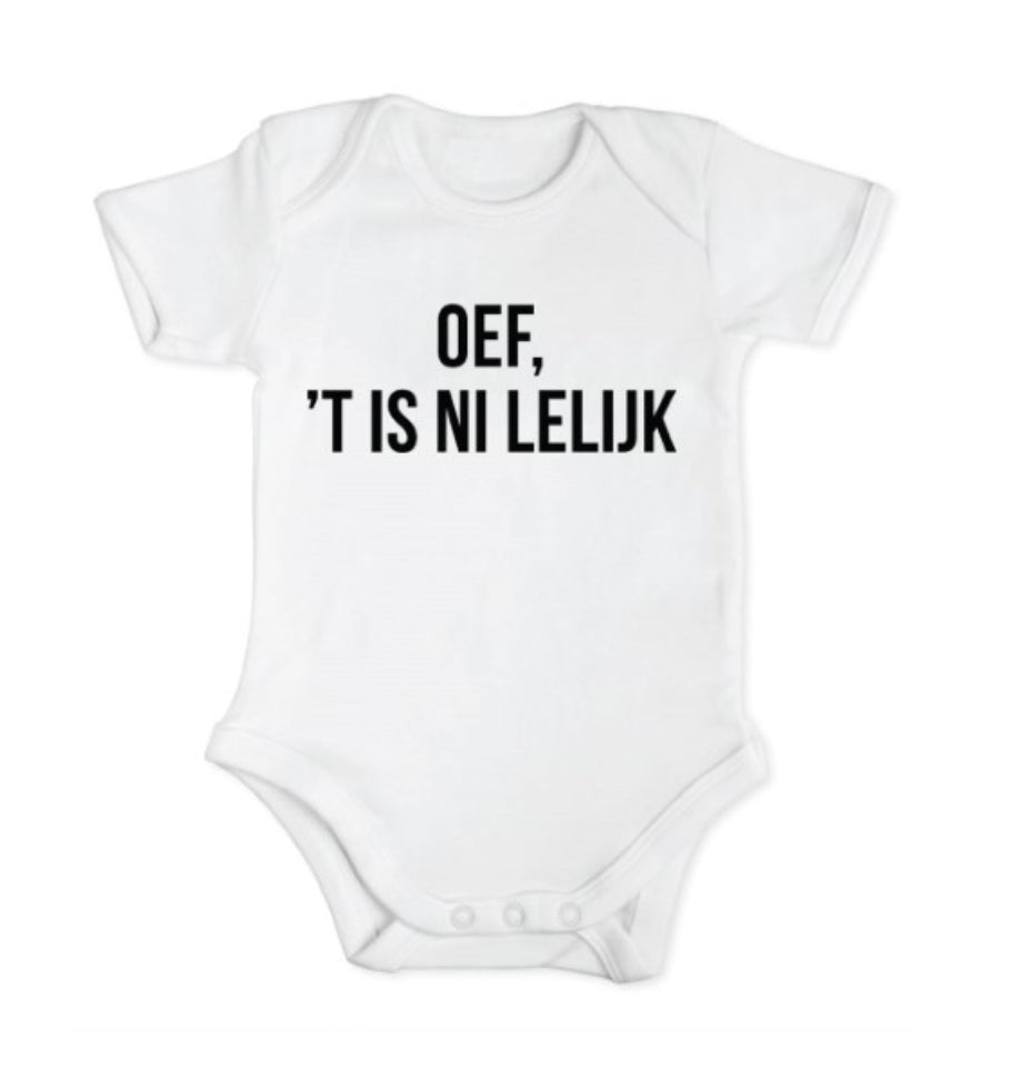 Baby Bodysuit - OEF 'T IS NIET LELIJK