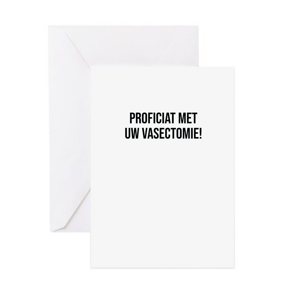 Wenskaart - Vasectomie