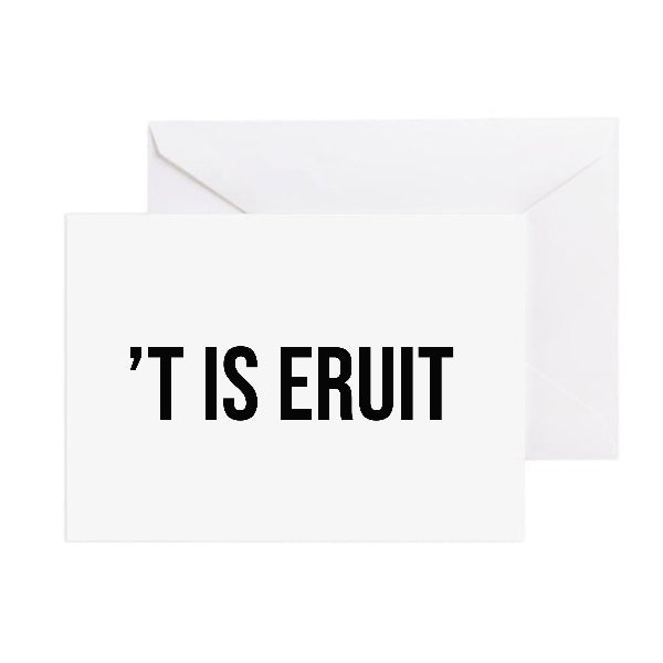 Geboortekaartje - 't Is eruit
